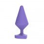 Анальный плаг Large Luv Heart Plug, Purple 291305 CHISA