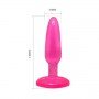 Анальная пробка на присоске Butt plug, Pink 30329 LYBAILE