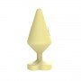 Анальный плаг Large Luv Heart Plug, Yellow 291304 CHISA