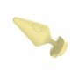 Анальный плаг Large Luv Heart Plug, Yellow 291304 CHISA