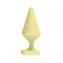 Анальный плаг Large Luv Heart Plug, Yellow 291304 CHISA