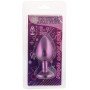 Анальная пробка, Purple Metal Luxe, Amethyst, M 280568 CRYSTAL