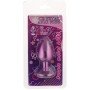 Анальная пробка, Purple Metal Luxe, Amethyst, S 280569 CRYSTAL