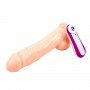 Вибромассажер JEFF STRYKER 8.9" Vibrating Dildo, Flesh 291658 CHISA