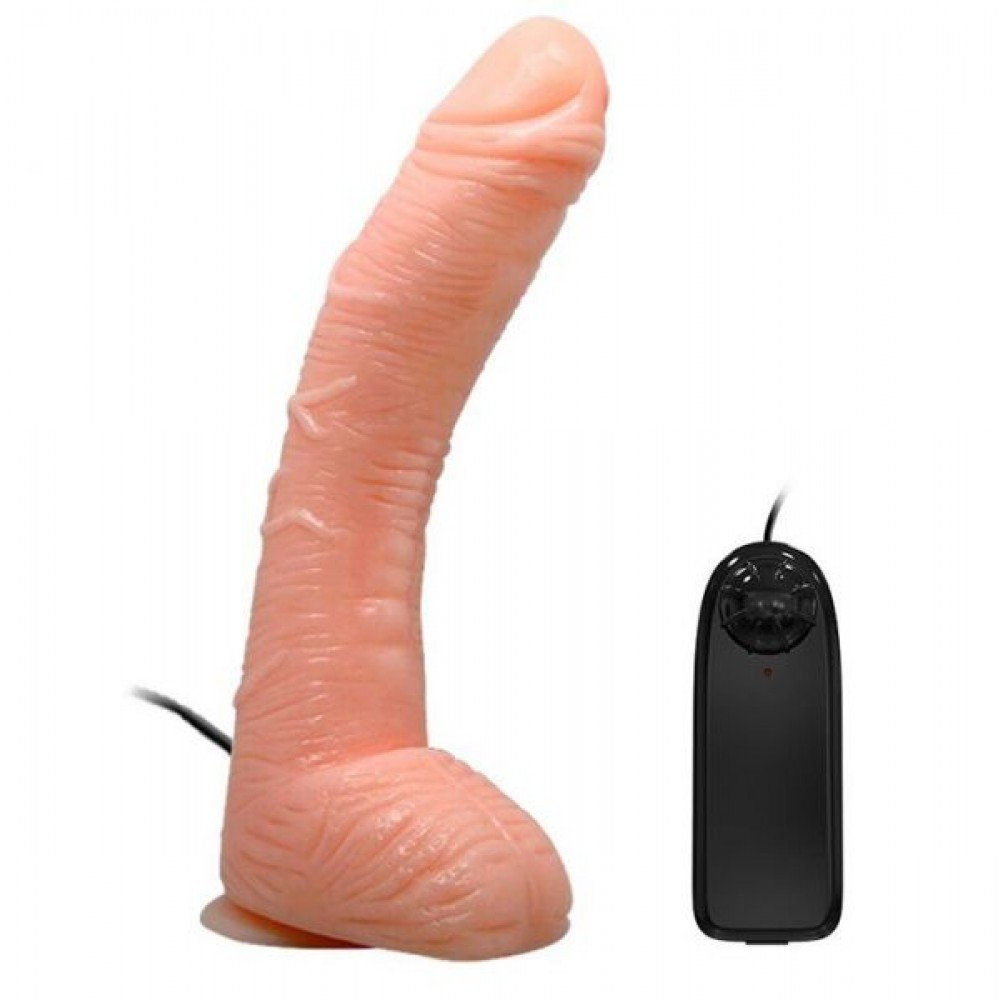 Вибратор на присоске Penis Vibration, Flesh 30758 LYBAILE