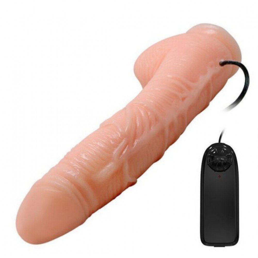 Вибратор на присоске Penis Vibration, Flesh 30758 LYBAILE