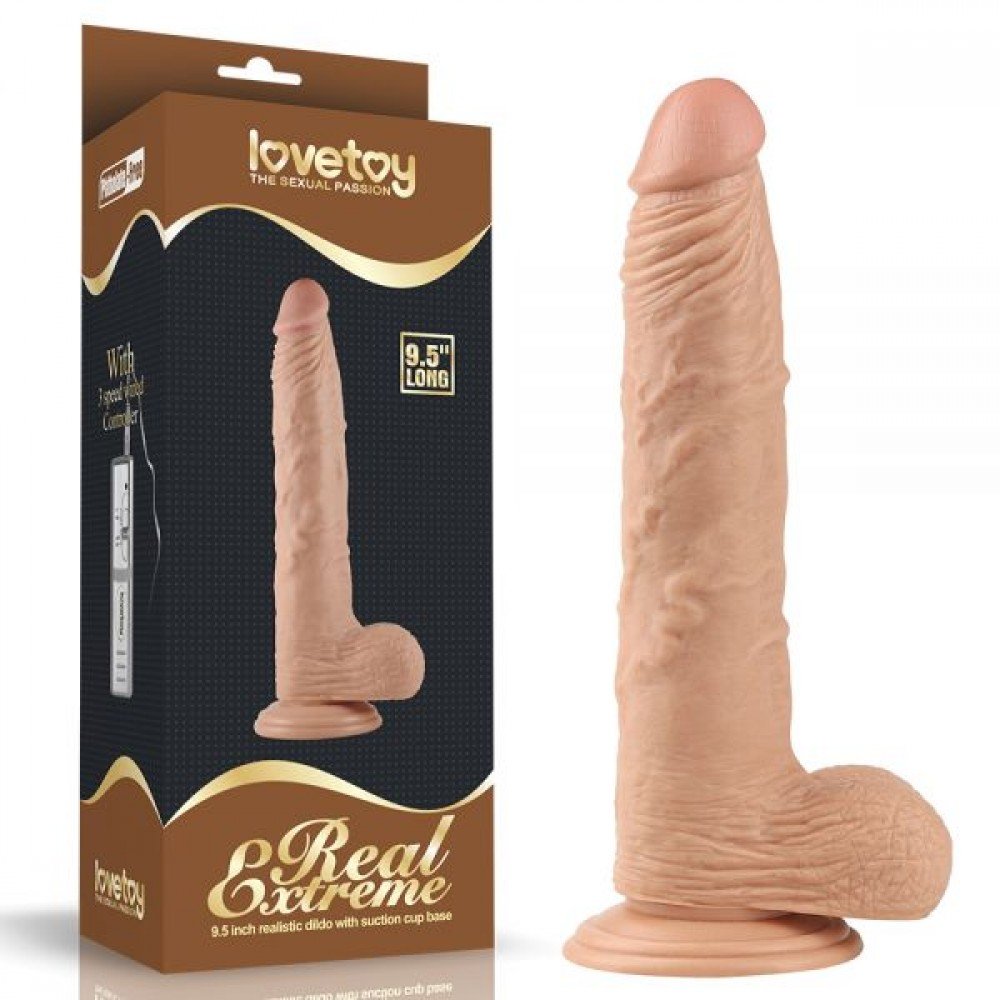 Фаллоимитатор 9.5" Real Extreme Dildo, Flesh 310006 LOVETOY