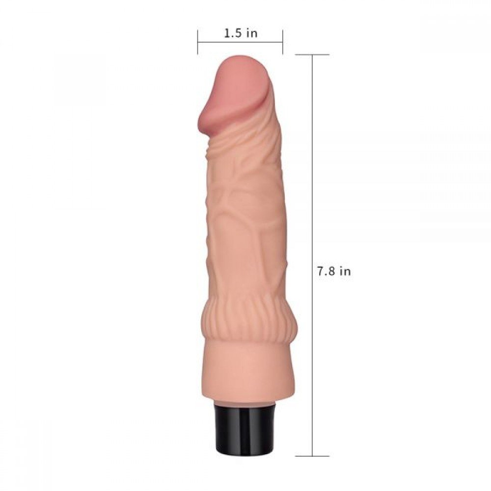 Вибромассажер 7.8" Real Softee, Flash 310018 LOVETOY