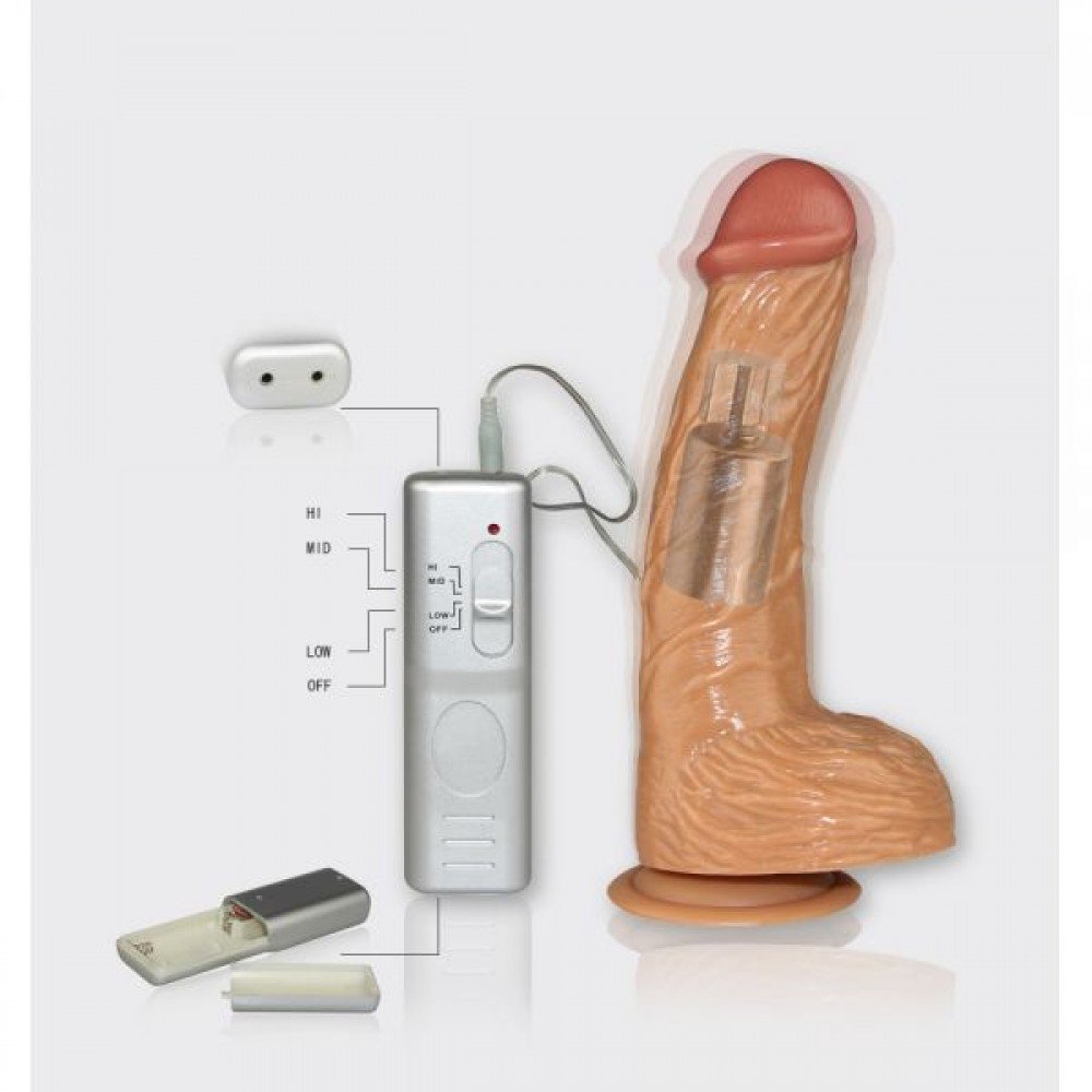 Вибромассажер 8.7" Real Extreme Extra Girth Vibrating 310077 LOVETOY