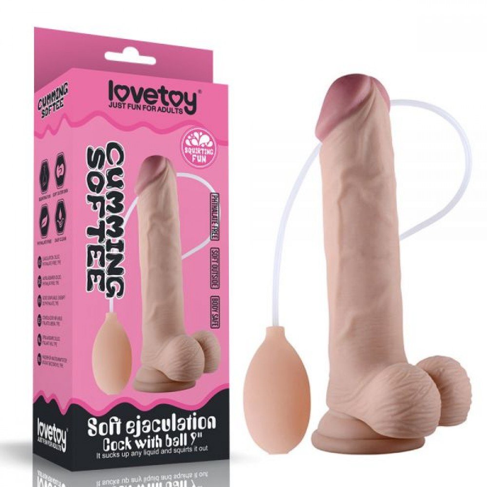 Фаллоимитатор с функцией семяизвержения 9" Squirting Dildo 310095 LOVETOY