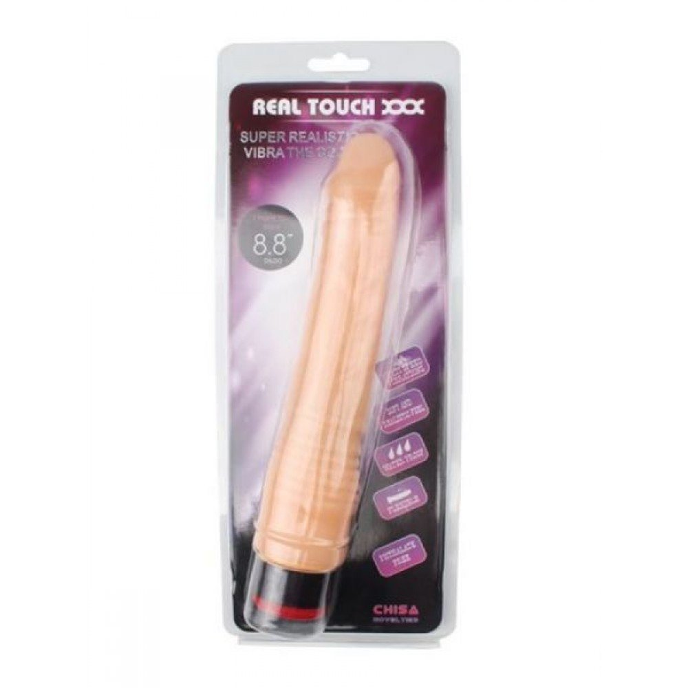 Вибромассажер 8.8” Vibe Cock, Flesh 291644 CHISA