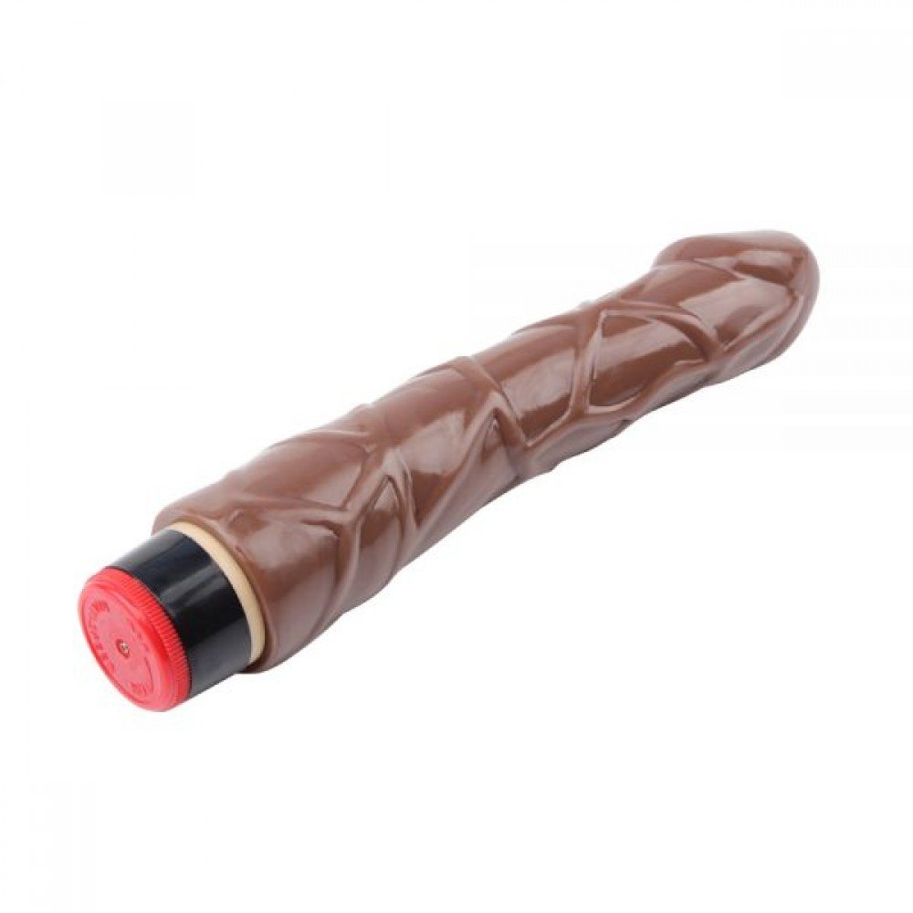 Вибромассажер 9” Vibe Cock, Brown 291649 CHISA
