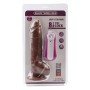 Вибромассажер JEFF STRYKER 8.9" Vibrating Dildo, Brown 291659 CHISA