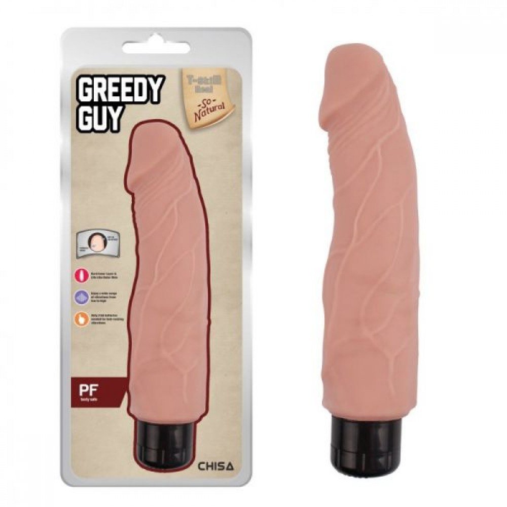 Вибромассажер Greedy Guy, Flesh 291834 CHISA