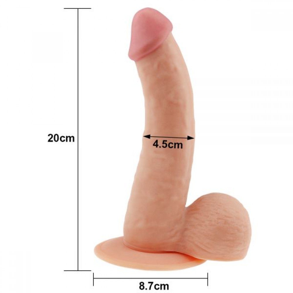 Фаллоимитатор 8.8" The Ultra Soft Dude, Flesh 310029 LOVETOY