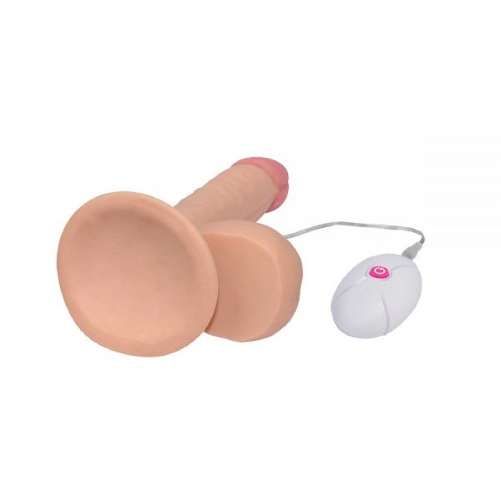 Вибромассажер 7.5" The Ultra Soft Dude, Flesh Vibrating 310037 LOVETOY