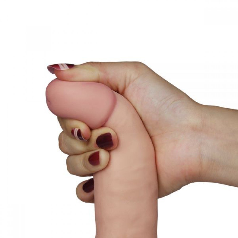 Вибромассажер 7.5" The Ultra Soft Dude, Flesh Vibrating 310037 LOVETOY