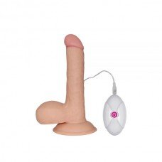 Вибромассажер 7.5" The Ultra Soft Dude, Flesh Vibrating 310037
