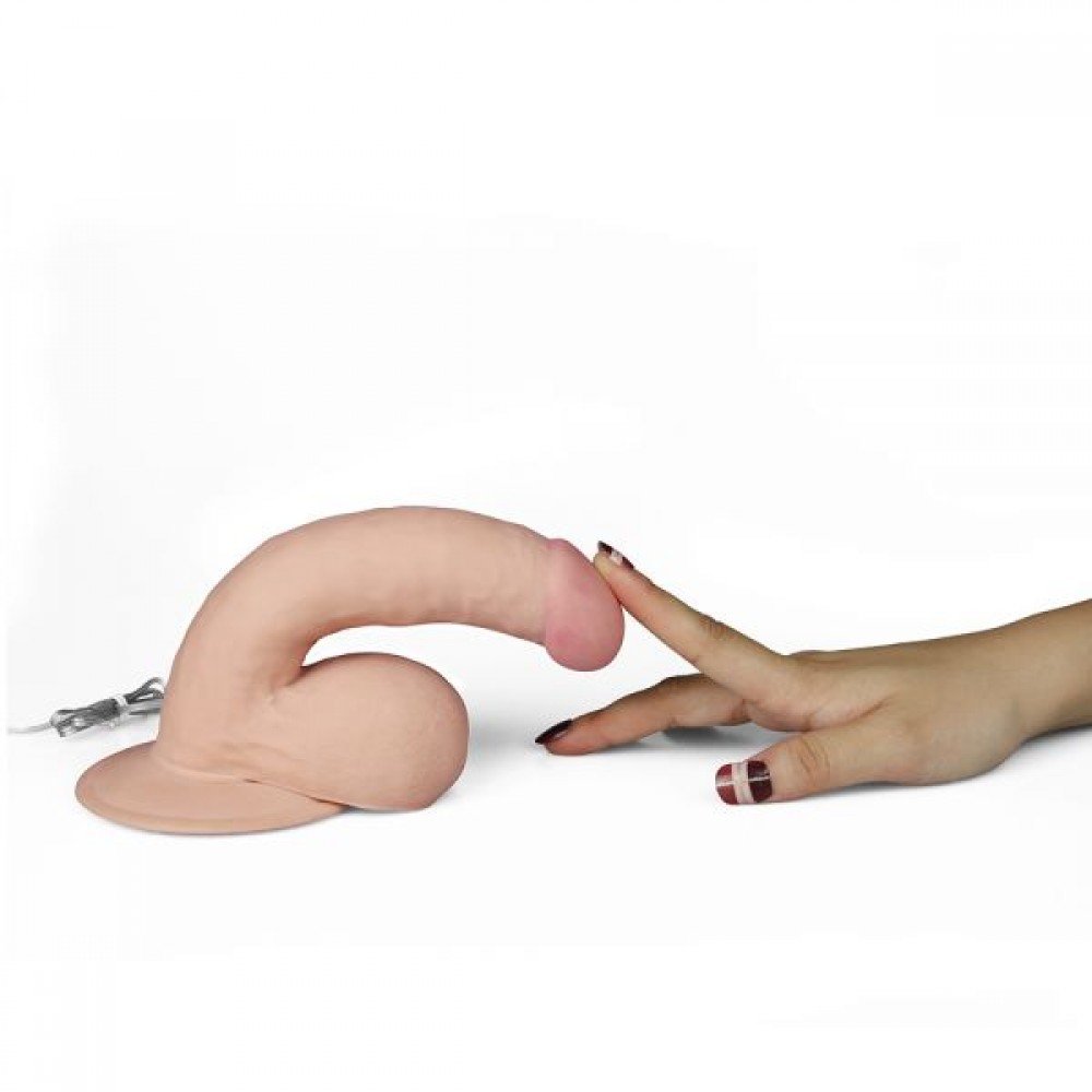 Вибромассажер 7.5" The Ultra Soft Dude, Flesh Vibrating 310037 LOVETOY
