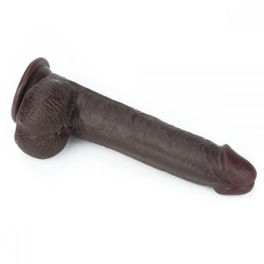 Фаллоимитатор 9'' Sliding-Skin Dildo, Brown 310106 LOVETOY