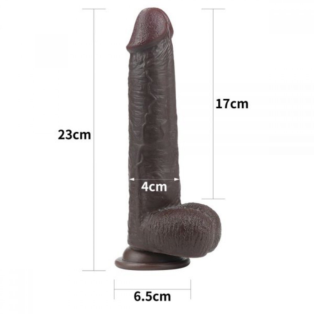Фаллоимитатор 9'' Sliding-Skin Dildo, Brown 310106 LOVETOY