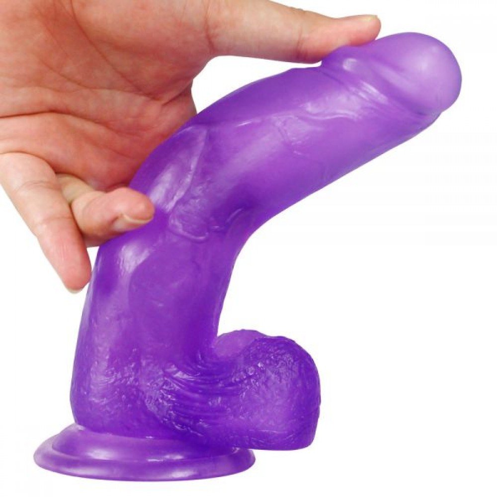 Фаллоимитатор 8" Jelly Studs, Purple 310110 LOVETOY