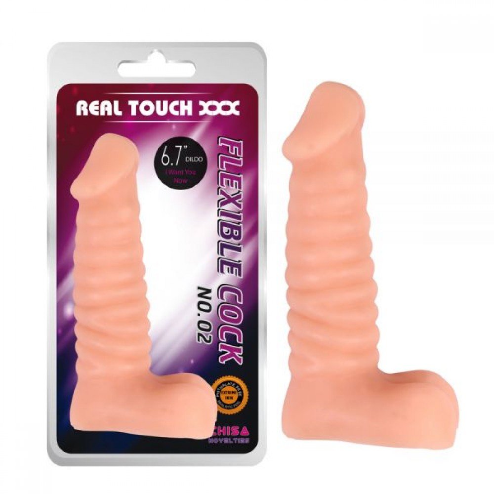 Фаллоимитатор 6.7" Flexible Cock No.02 291427 CHISA