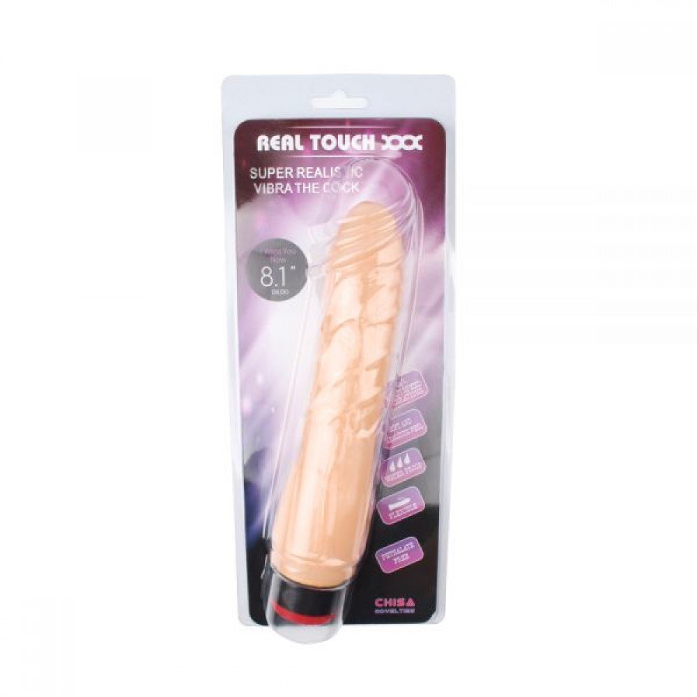 Вибромассажер 8.1” Vibe Cock, Flesh 291638 CHISA