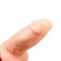 Вибромассажер JUMBO JACK 6" Vibrating Dildo, Flesh 291697 CHISA