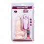 Вибромассажер JUMBO JACK 6" Vibrating Dildo, Flesh 291697 CHISA