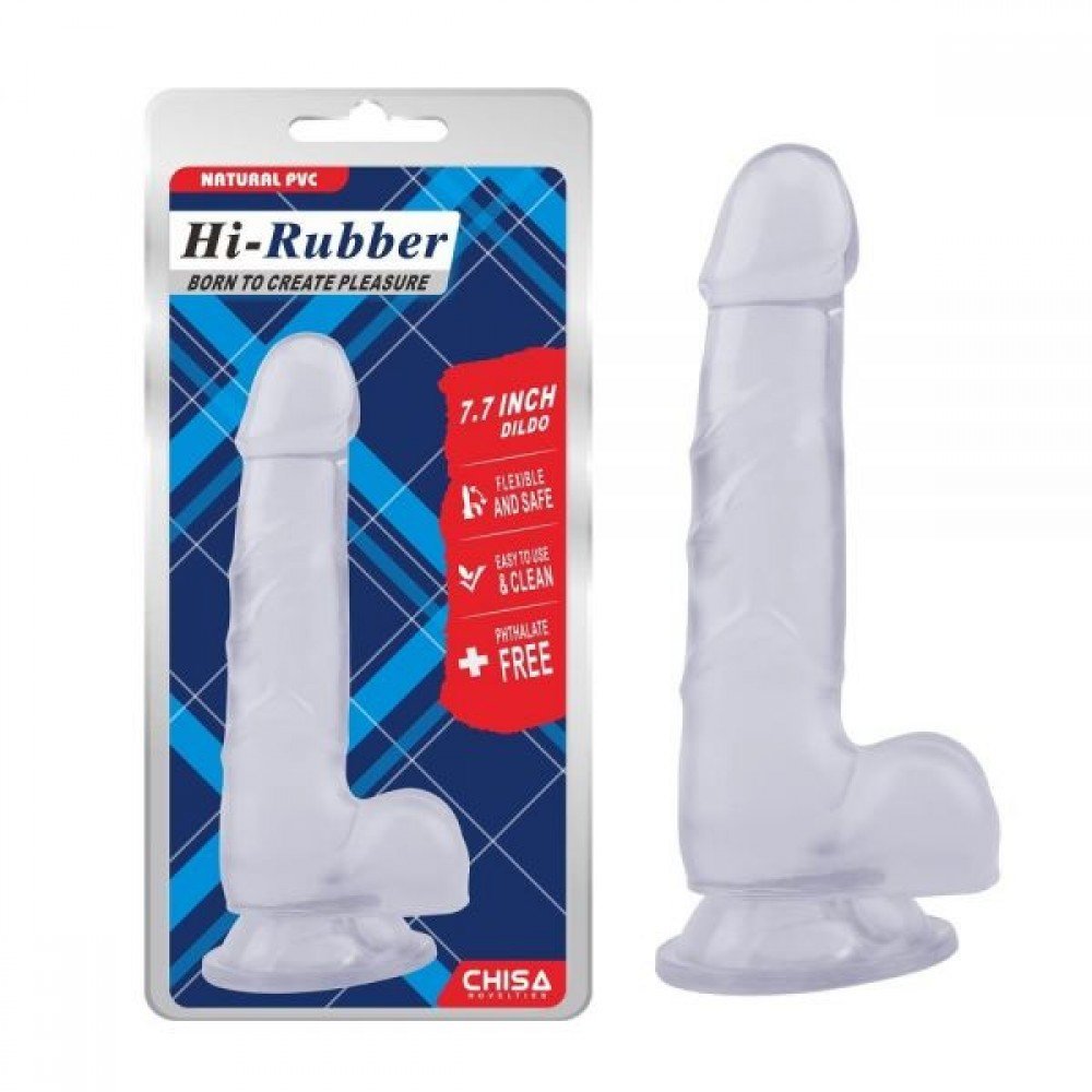Фаллоимитатор 7.7 Inch Dildo, Clear 291885 CHISA