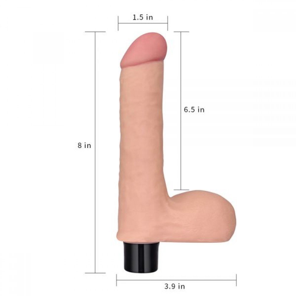 Вибромассажер 8" Real Softee, Flash 310020 LOVETOY