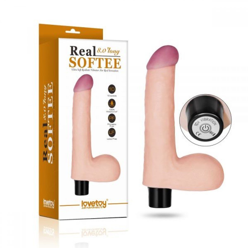 Вибромассажер 8" Real Softee, Flash 310020 LOVETOY
