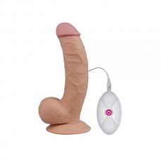 Вибромассажер 7.5" The Ultra Soft Dude, Flesh Vibrating 310038