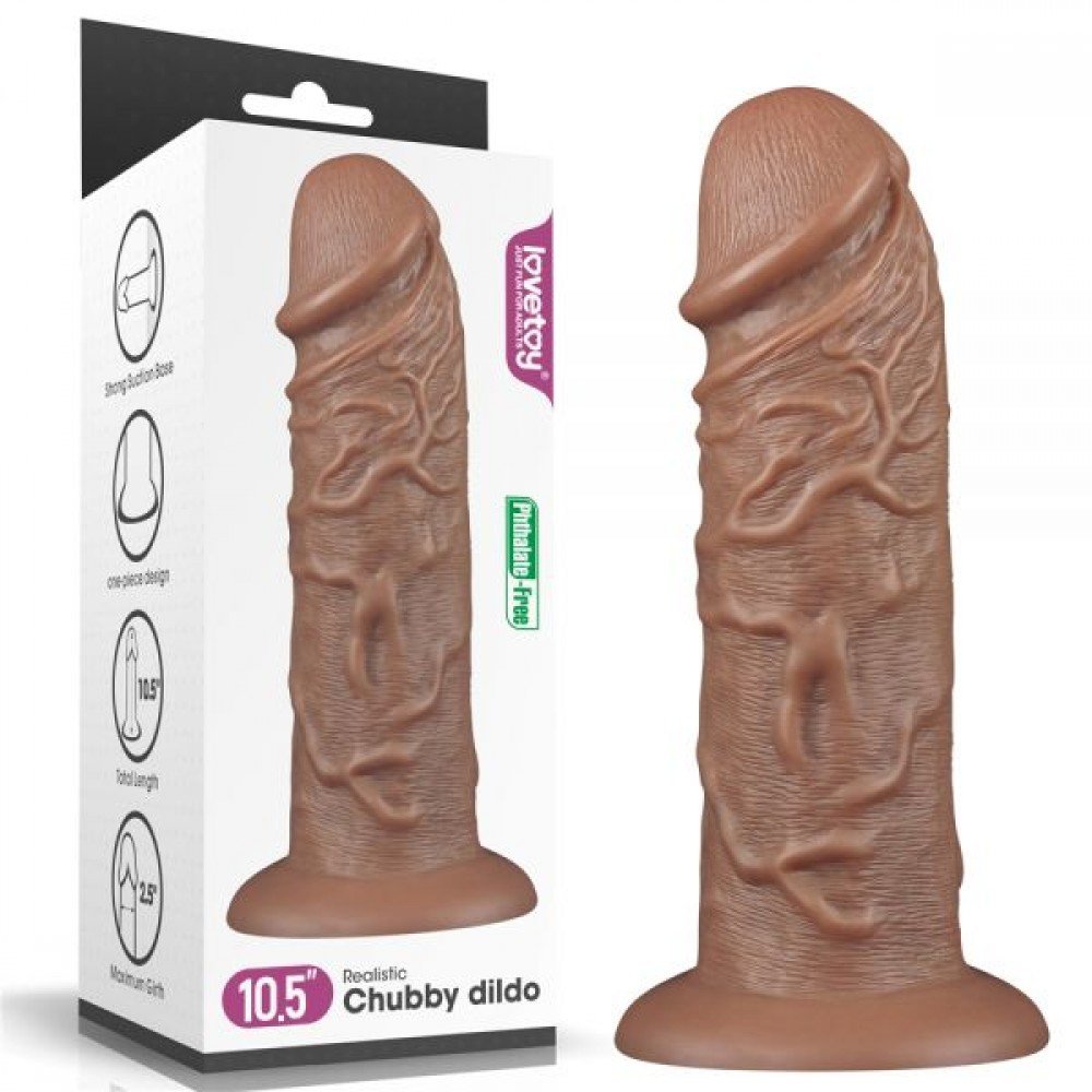 Фаллоимитатор 10.5'' King-sized Dildo, Brown 310080 LOVETOY