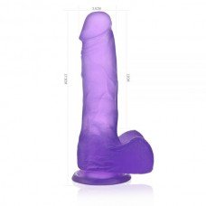 Фаллоимитатор 7" Jelly Studs, Purple 310112