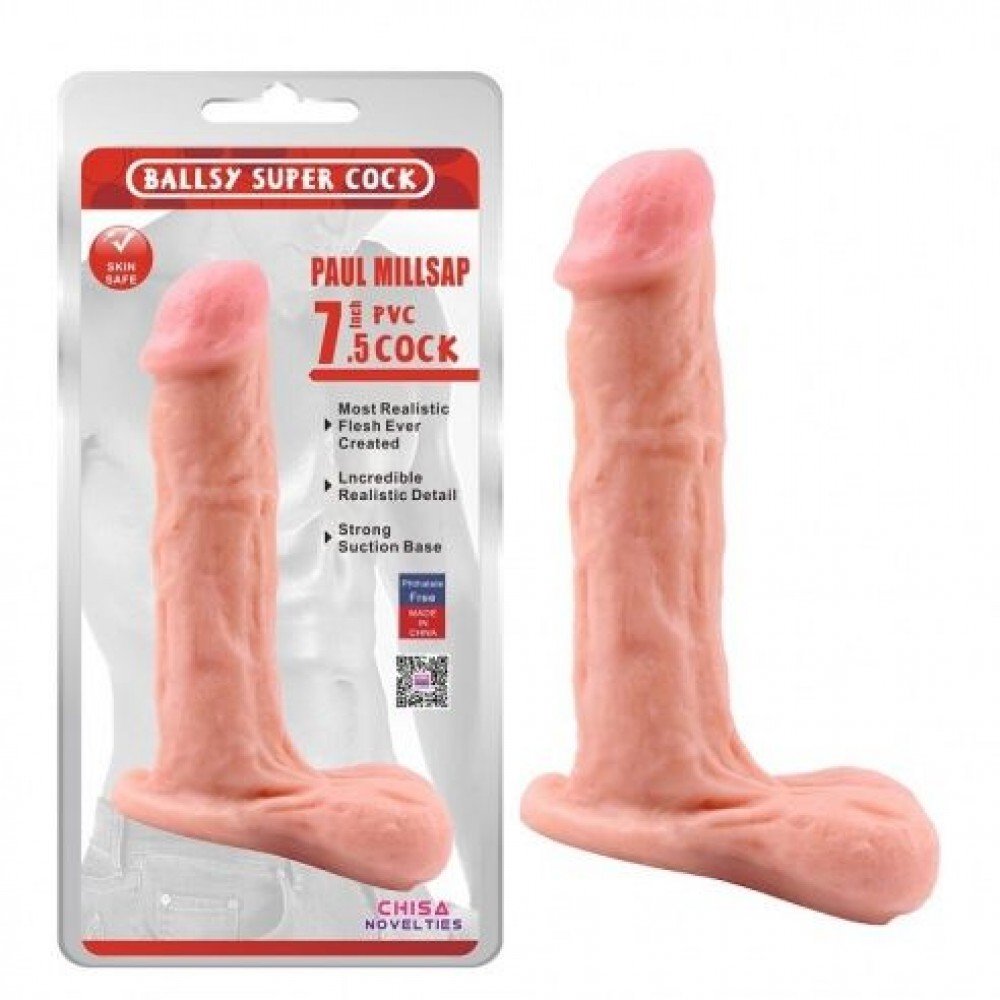 Фаллоимитатор Paul Millsap 7.5" Dildo 291438 CHISA