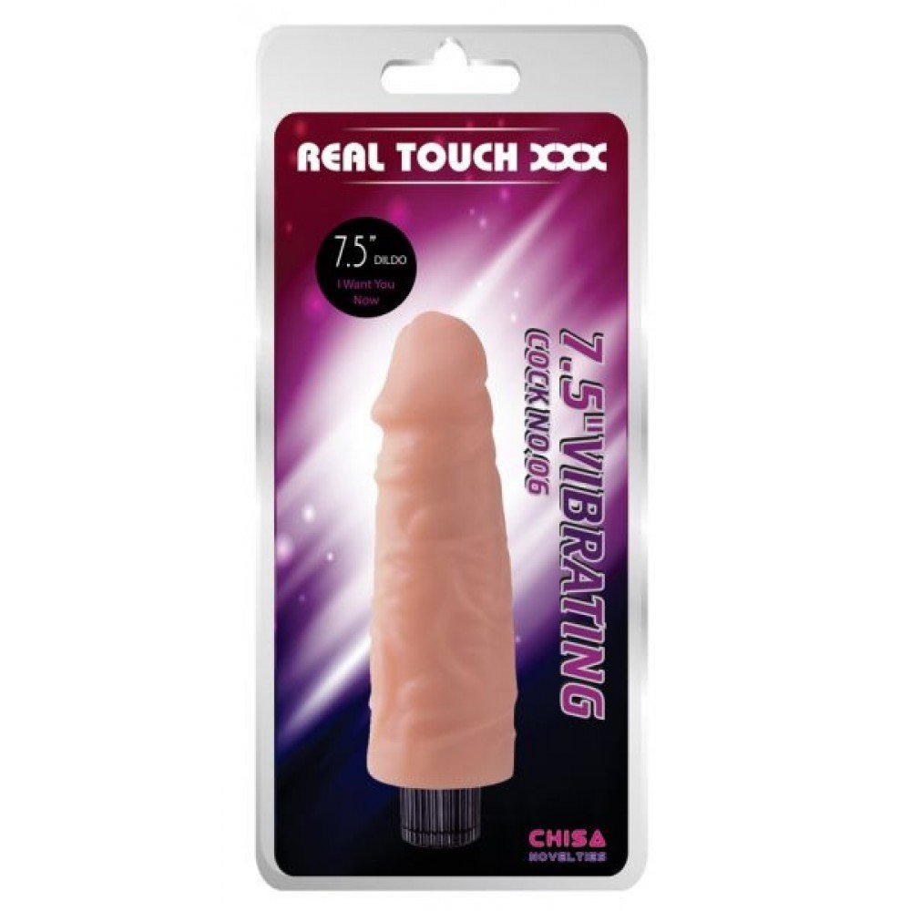 Вибромассажер 7.5" Vibrating Cock No.06 291629 CHISA