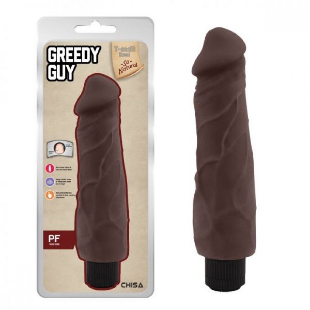 Вибромассажер Greedy Guy, Brown 291836 CHISA