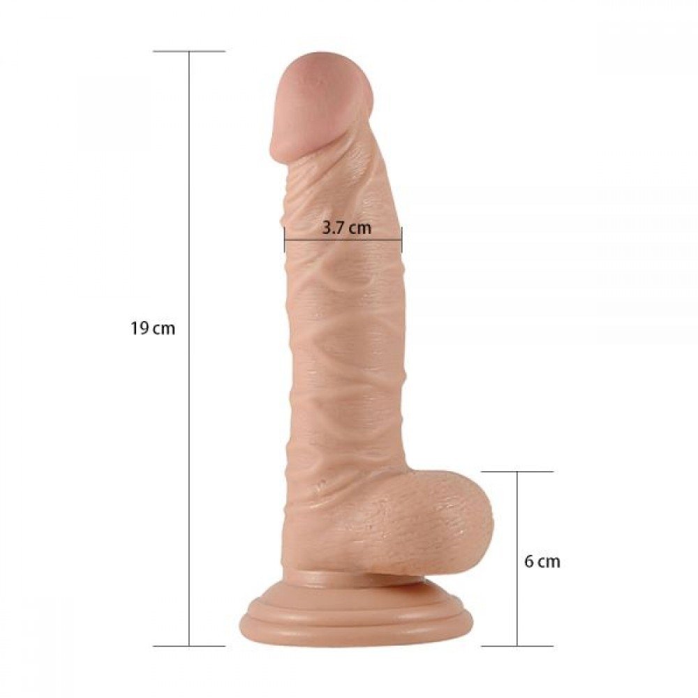 Фаллоимитатор 7.5" Real Extreme Dildo, Flesh 310012 LOVETOY