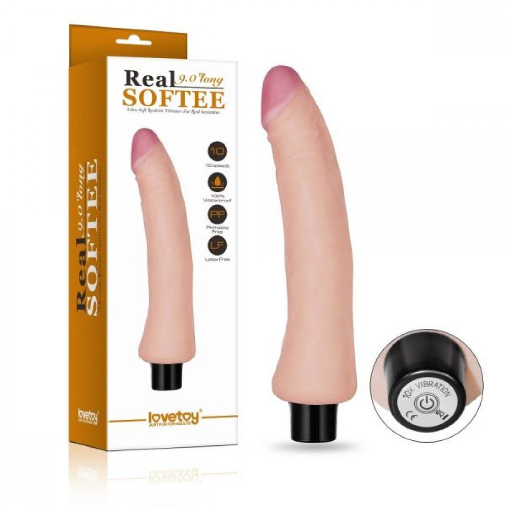 Вибромассажер 9" Real Softee, Flash 310021 LOVETOY