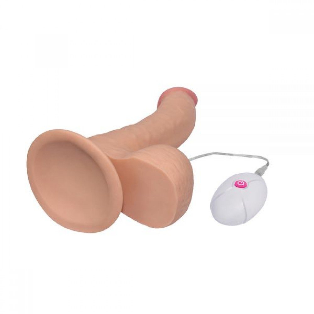 Вибромассажер 8.8" The Ultra Soft Dude, Flesh Vibrating 310039 LOVETOY