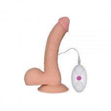 Вибромассажер 8.8" The Ultra Soft Dude, Flesh Vibrating 310039