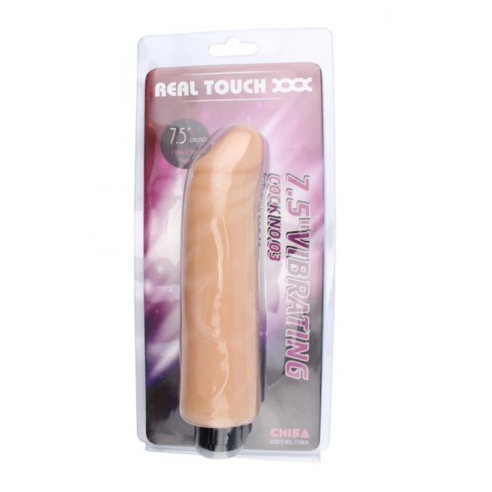 Вибромассажер 7.5" Vibrating Cock No.03 291630 CHISA