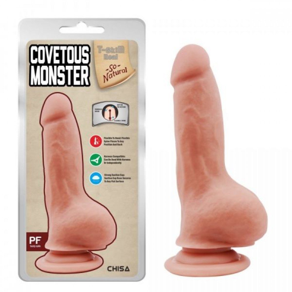 Фаллоимитатор Covetous Monste, Flesh 291837 CHISA
