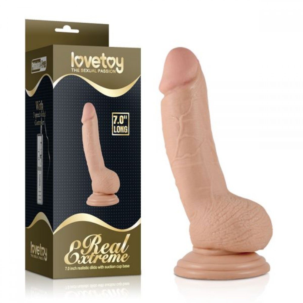 Фаллоимитатор 7" Real Extreme Dildo, Flesh 310014 LOVETOY