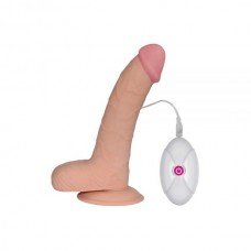Вибромассажер 8.8" The Ultra Soft Dude, Flesh Vibrating 310040