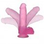 Фаллоимитатор 7" Jelly Studs, Pink 310111 LOVETOY