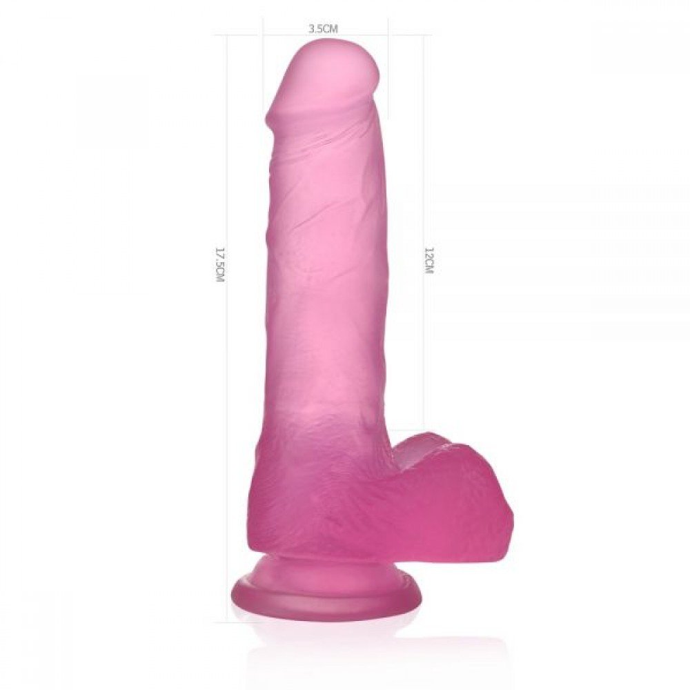 Фаллоимитатор 7" Jelly Studs, Pink 310111 LOVETOY