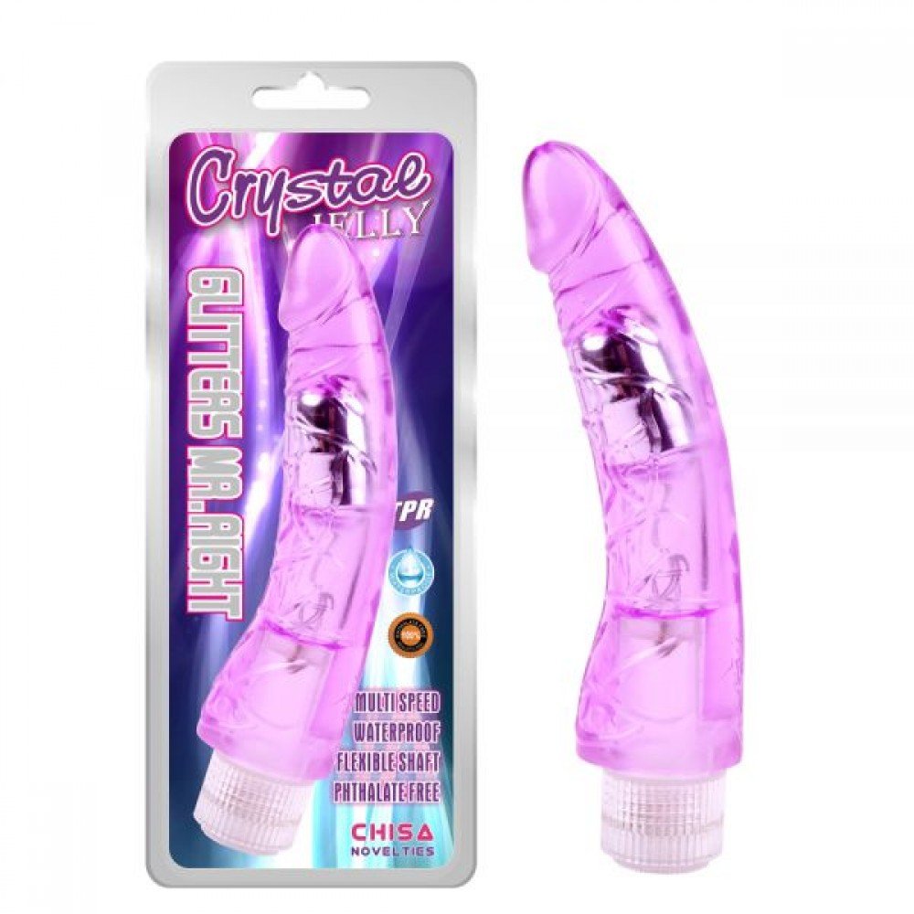 Вибромассажер Glitters Mr.Right, Purple 291695 CHISA